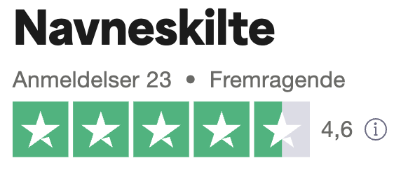 Trustpilot Navneskilte