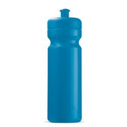 Klassisk gennemsigtig lækfri drikkeflaske i BPA-.fri plast, 750 ml med trykt logo