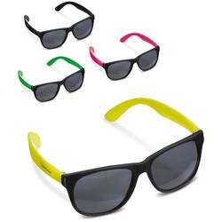 Denne smarte solbrille med 400 UV-beskyttelse leveres med tryk i 1-farve på den ene stang