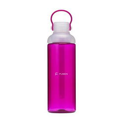 Elegant pink vandflaske i klar Eastman Tritan™ af høj kvalitet, BPA-fri, miljøbevidst, bæredygtig og genanvendelig. Den store åbning gør det let at rengøre flasken. Med skruelåg i PP med lille, låsbar drikkeåbning. Med praktisk bærestrop. Lækfri. Vandflasken har en kapacitet på 600 ml og er med trykt logo