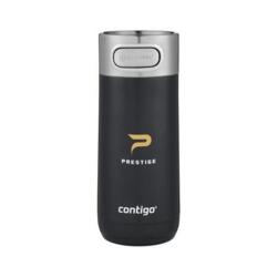 Dobbeltisoleret, vakuumisoleret termokrus i rustfrit stål fra mærket Contigo®. Med metallic finish og lasergraveret logo. Flot, lige, tidløst design i perfekt størrelse. Låget er smukt færdiggjort med børstet rustfrit stål i høj kvalitet. AUTOSEAL® teknologi med ekstra sikkerhedslukning garanterer en 100% spild- og lækfri drikkeoplevelse. Varme drikke holder temperaturen i op til 5 timer og kolde drikke i op til 12 timer. Easy clean. Inkl. brugsanvisning. Kapacitet 360 ml.