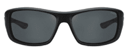 Super smarte polaroid-solbriller til herrer i høj kvalitet med helindfatning - rammer & stænger i polycarbonat. Glas i triacetat. Solbrillerne har stænger uden flex, og pasformen er international. Leveres med etui.