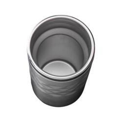 Termokrus af genbrugsmetal 280 ml., sort