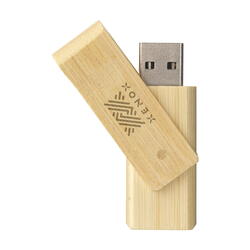 USB-stik i bambus i forskellige MB-størrelser
