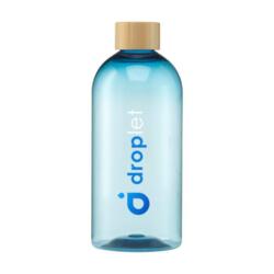 RPET transparent flaske med digital logotryk