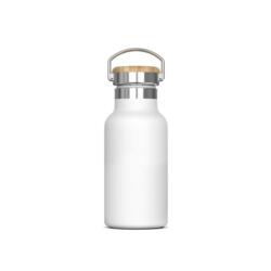 Hvid termokrus 350 ml med logo