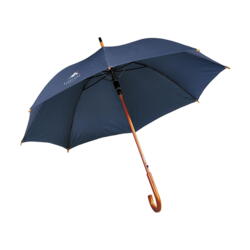 Paraply med logo, blå
