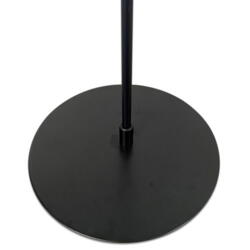 Gulvstander med akrylholder, sort, A4, horisontal, 124 cm