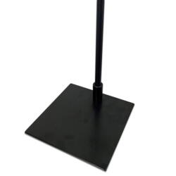 Bordstander, sort, A5, vertikal, vinklet holder, 55 cm