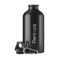 Vandflaske 500 ml. sort med logo