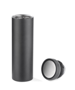 Sort termokrus 440 ml med lasergravering
