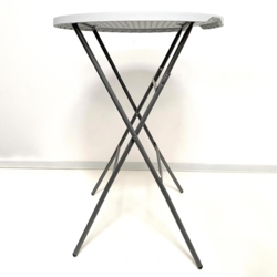 Eventbord, hvid, Ø80, H: 110 cm