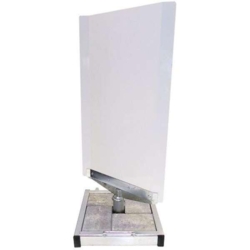 Gadeskilt, hvid, spin 40x79 cm