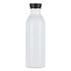 Vandflaske metal, 500 ml - hvid