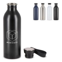 Vandflaske metal, 500 ml - 4 farver