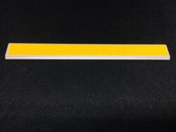 Dørskilt, aluprofil for 12 mm Dymo, dobbeltklæbende skiltetape