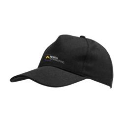 Hamar Cap Recycled Cotton cap inkl. fuldfarvet logotryk foran