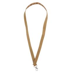 Keyhanger af kork med velcro-lukning og filtforing i nakken - med logotryk