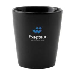 Venezia sort krus 190 ml. med lasergraveret logo