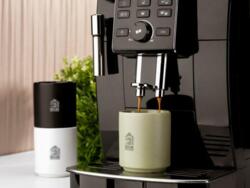Sort krus, Elba, 200 ml. med lasergravering