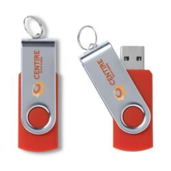 USB-stik 32 GB med lasergravert logo, rød