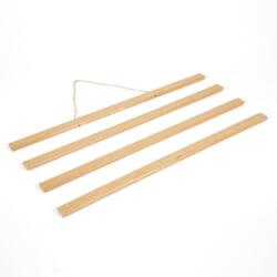 Plakatliste, Wood Poster Hanger, lys bøg, magnetisk, 50 cm