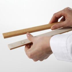 Plakatliste, Wood Poster Hanger, lys bøg, magnetisk, 50 cm