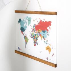 Plakatliste, Wood Poster Hanger, mørk bøg, magnetisk