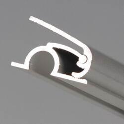 Plakatophæng, Poster Clamp Set, 25 mm aluminiumsprofil