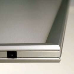 LED Ramme, dobbeltsidet, horisontal, A0 - 84,1 x 118,9 cm
