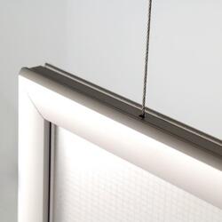 LED Ramme, dobbeltsidet, horisontal, B2 - 50 x 70 cm