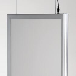 LED Ramme, dobbeltsidet, horisontal, B2 - 50 x 70 cm