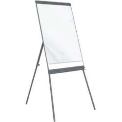 Flipover tavle, Flipover Tripod, magnetisk whiteboard tavle, 65 x 100 cm, Grå