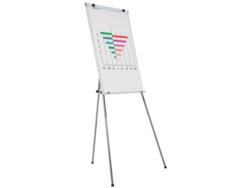 Flipover tavle, Flipover Budget, lakeret magnetisk tavle, 66 x 100 cm, Sølv
