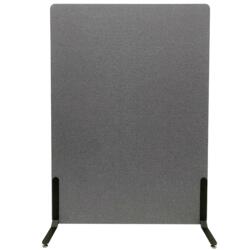 ZONE Acoustic Wall akustikvæg og rumdeler, mørkegrå, stofbeklædt, lydabsorberende, 136 x 100 x 4 cm
