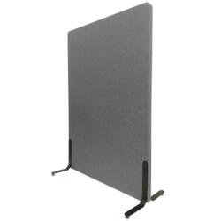 ZONE Acoustic Wall akustikvæg og rumdeler, mørkegrå, stofbeklædt, lydabsorberende, 136 x 100 x 4 cm