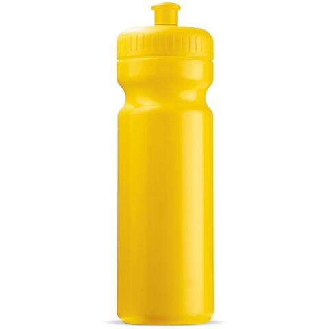 Klassisk gul lækfri drikkeflaske i BPA-.fri plast, 750 ml.