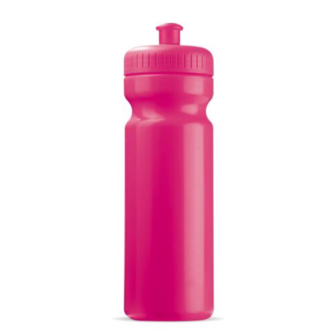 Klassisk gennemsigtig lækfri drikkeflaske i BPA-.fri plast, 750 ml med trykt logo