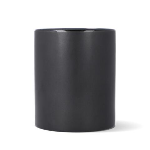 Sort krus med logotryk 350 ml.