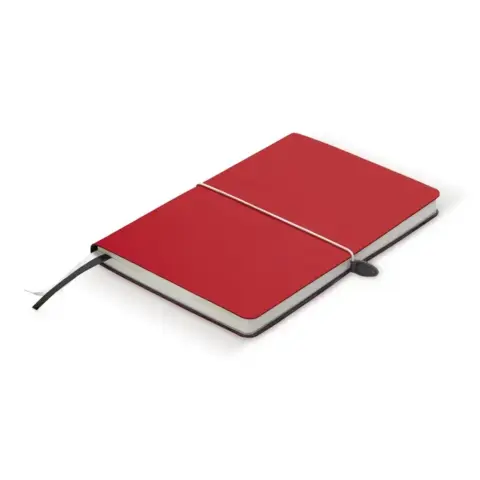Notesbog,rød
