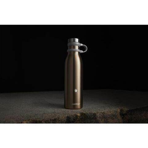 bæredygtig dobbeltvægget, vakuumisoleret vandflaske/termoflaske i rustfrit stål med lasergravet logo