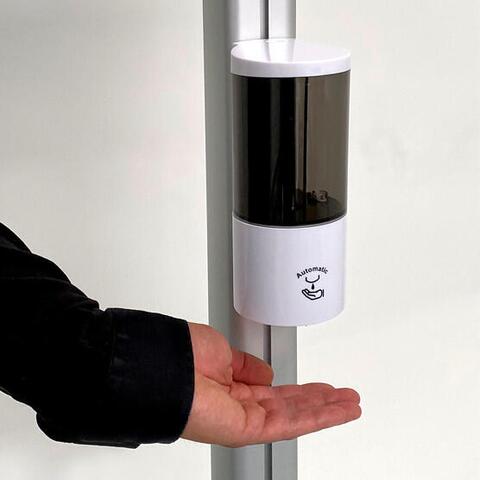 Dispenser med sensor til 500ml til flydende håndsprit eller gel