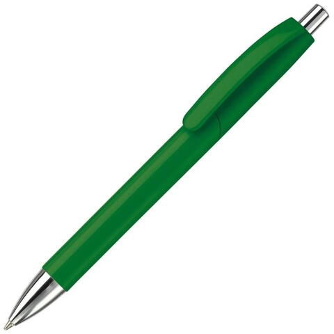 grøn kuglepen med logo