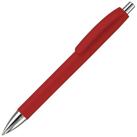 rød kuglepen med logo