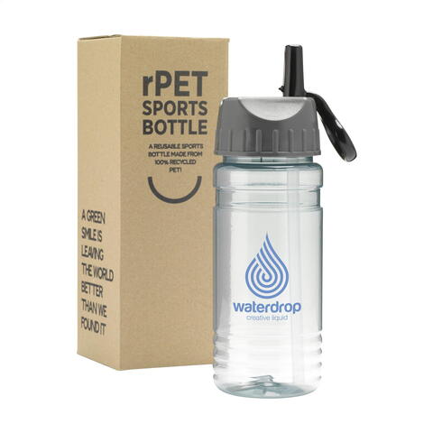 Økologisk vandflaske med logo