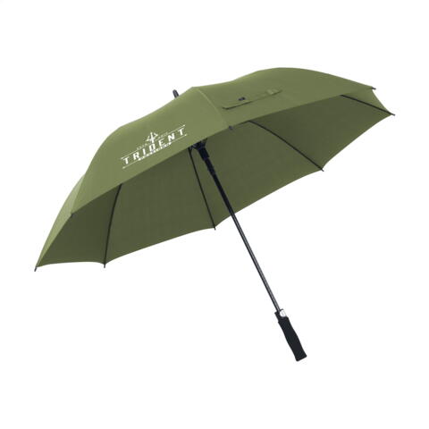 Olivengrøn  Colorado XL RPET Paraply 29 inch med trykt logo