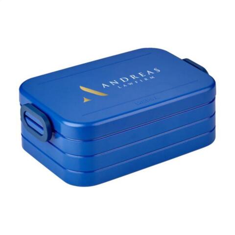 Madkasse mepal med gaffel 900 ml med logotryk