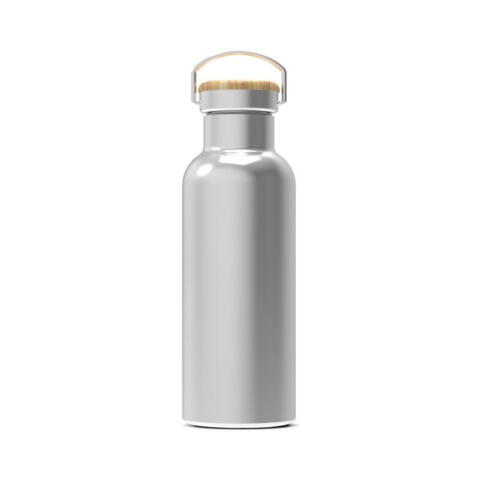 Sølvmetal termoflaske 500 ml. - 6 farver