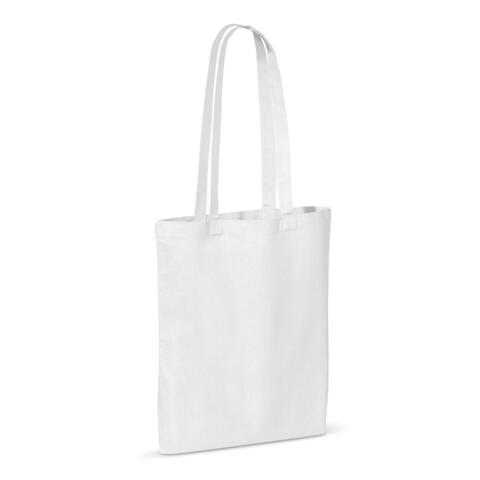Mulepose  med eget logo i OEKO-TEX materiale 140 gr/m2 - hvid