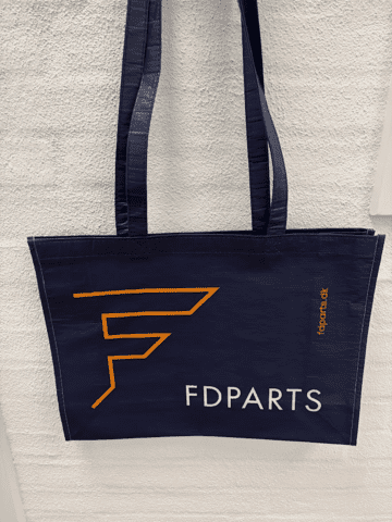 Indkøbsnet, foldbar, OEKO-TEX 80% R-PET, 110 gr/m2, 1-farvet logo